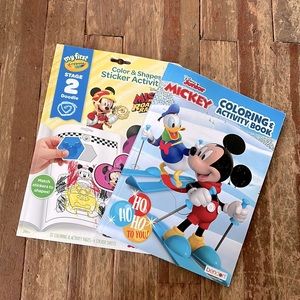 Mikey mouse Sticker book and coloring book